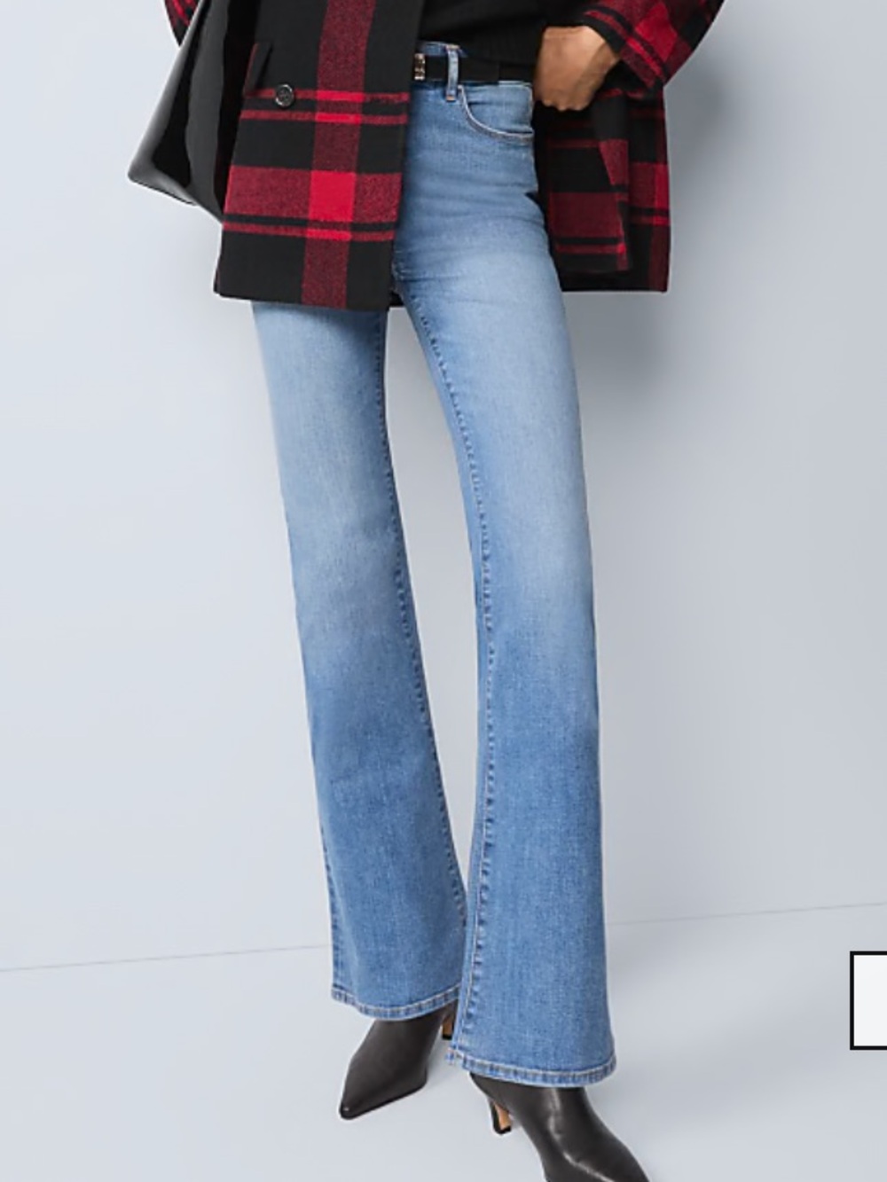 Ann Taylor Light Blue Boot-Cut Jeans